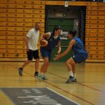 Nikolina et Renata sous l'œil attentif du coach Philip Mestdagh